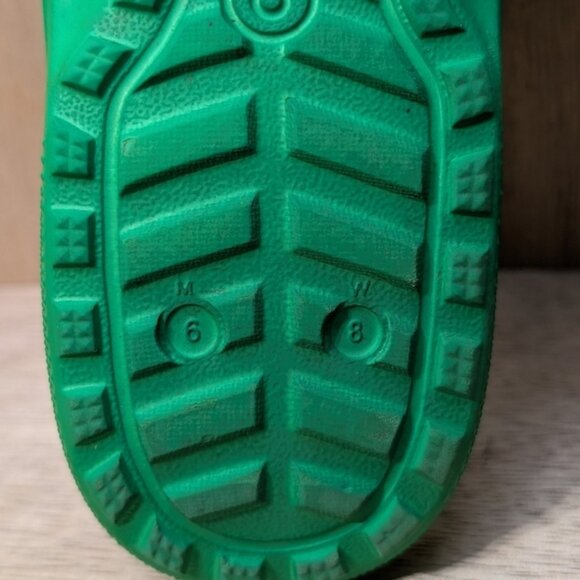 Crocs Kadee Thong Sandals Unisex Men's 6 Women's 8 Green Iconic Comfort - Picture 11 of 11